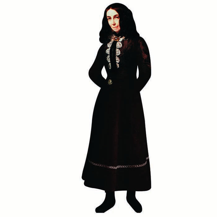 Elizabeth Barrett Browning Cardboard Cutout