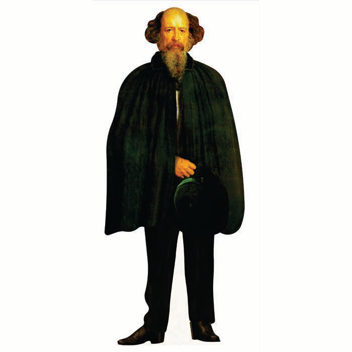 Lord Alfred Tennyson Cardboard Cutout