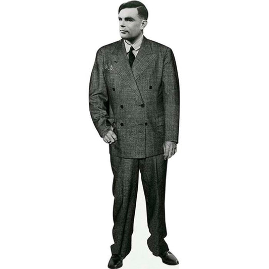 Alan Turing Cardboard Cutout