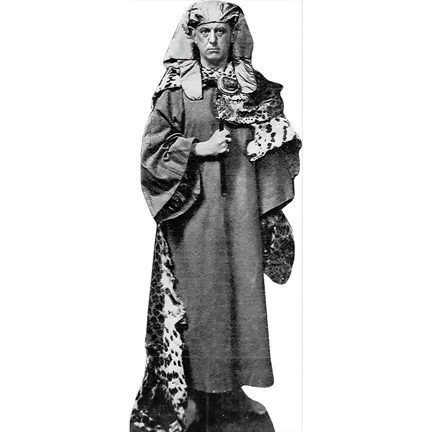 Aleister Crowley Cardboard Cutout