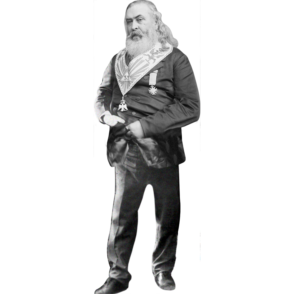 Albert Pike Cardboard Cutout