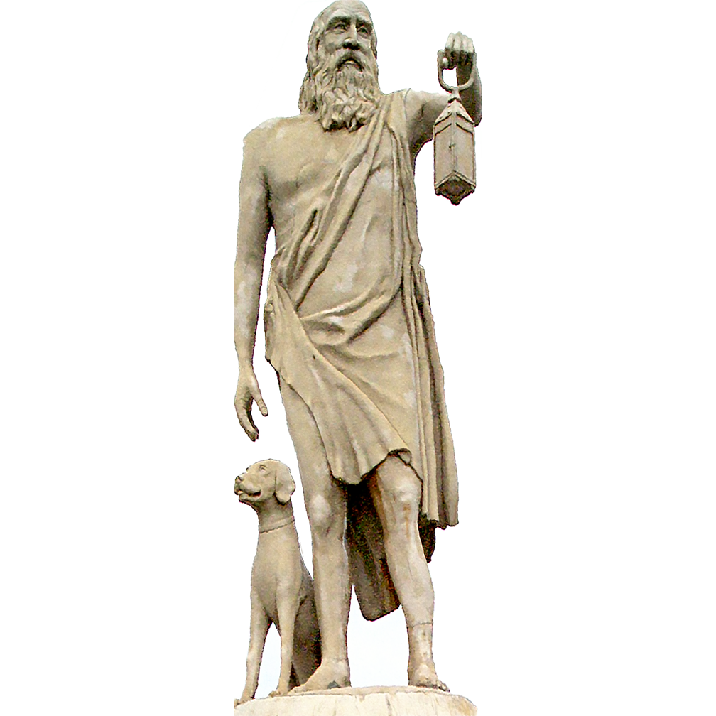 Diogenes the Cynic Cardboard Cutout