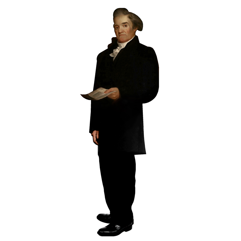 Noah Webster Cardboard Cutout