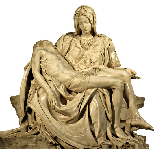 Michelangelo Pieta Virgin Mary Jesus Christ Cardboard Cutout