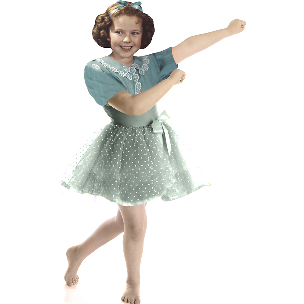 Shirley Temple Cardboard Cutout