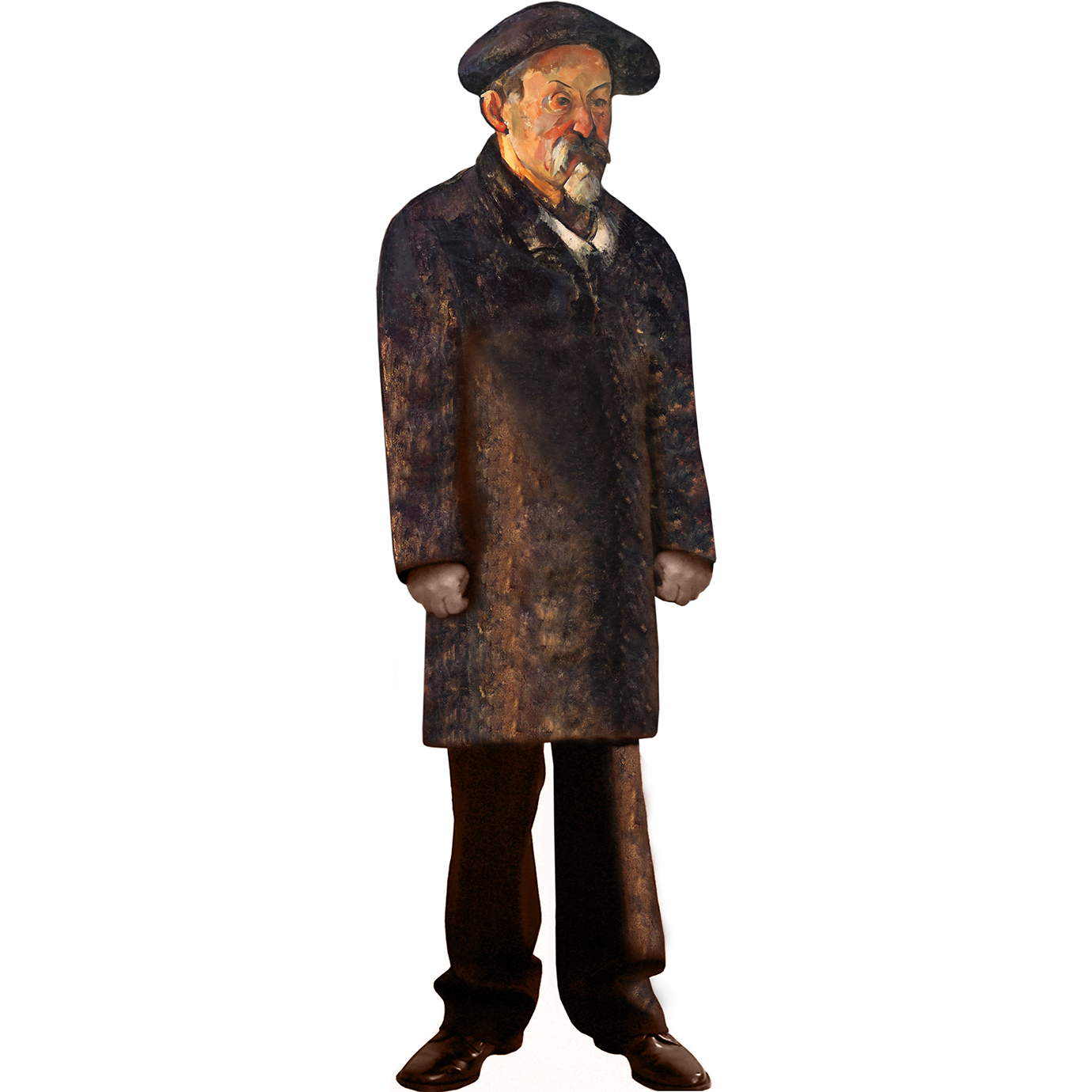 Paul Cezanne Post Impressionist Painter Cardboard Cutout