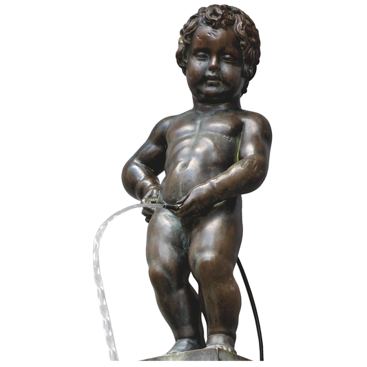 Manneken Pis Little Pissing Man Brussels Belgium Sculpture Cardboard Cutout