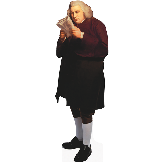 Samuel Johnson Critic of English Literature Cardboard Cutout