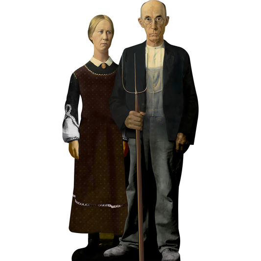 Grant Wood American Gothic Cardboard Cutout