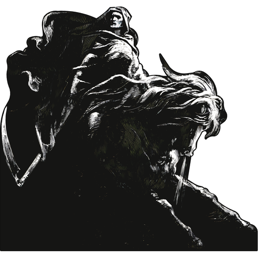 Gustave Dore Nightside Death on the Pale Horse Cardboard Cutout