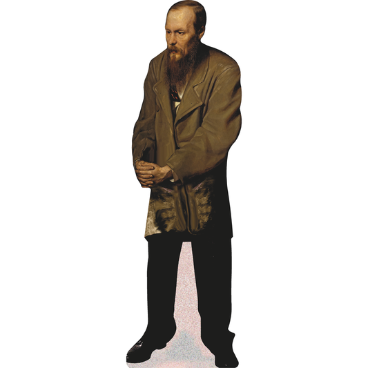 Fyodor Dostoevsky Hands Folded Cardboard Cutout