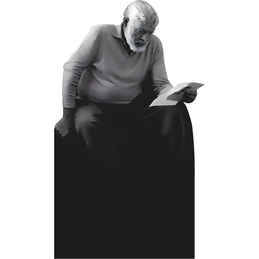 Earnest Hemingway Cardboard Cutout