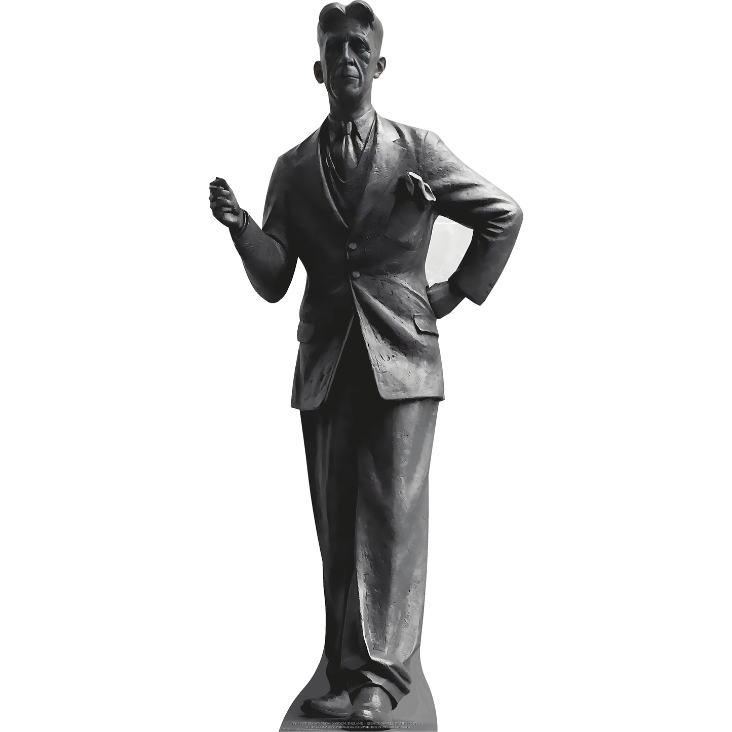 George Orwell Statue Cardboard Cutout