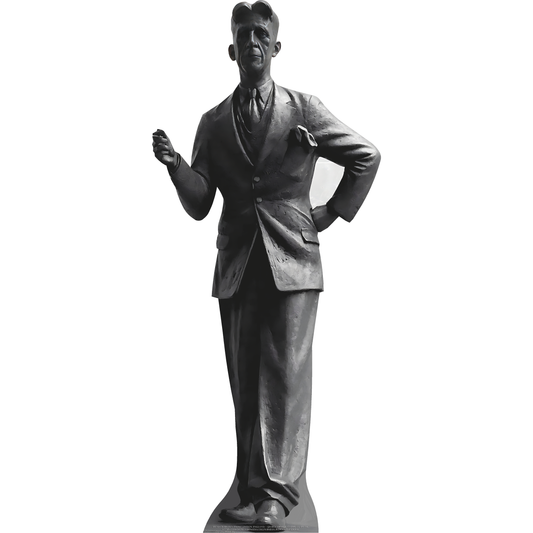 George Orwell Statue Cardboard Cutout