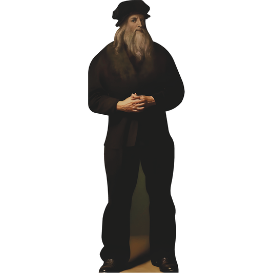 Leonardo Da Vinci in Tunic Cardboard Cutout
