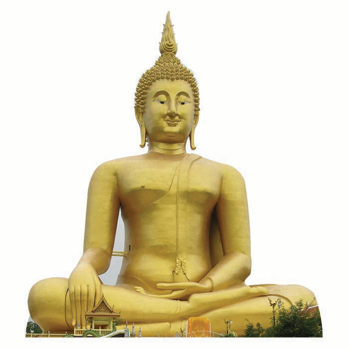 Great Buddha of Thailand Cardboard Cutout
