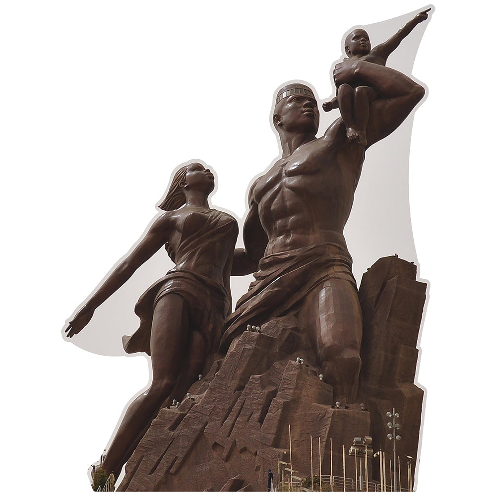 African Renaissance Monument Cardboard Cutout