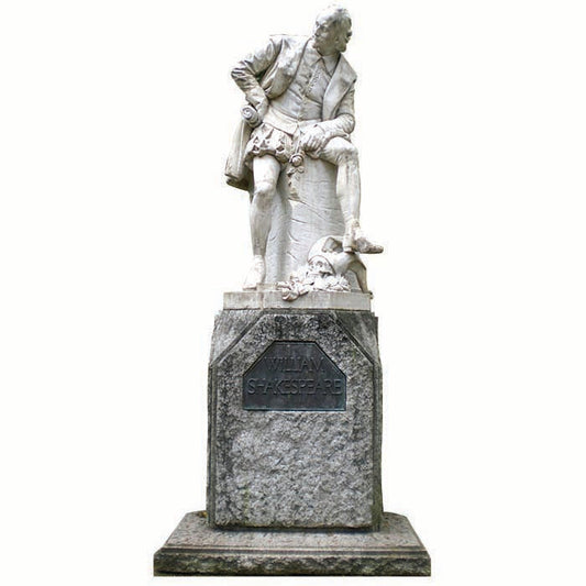 William Shakespeare Sitting Statue Cardboard Cutout