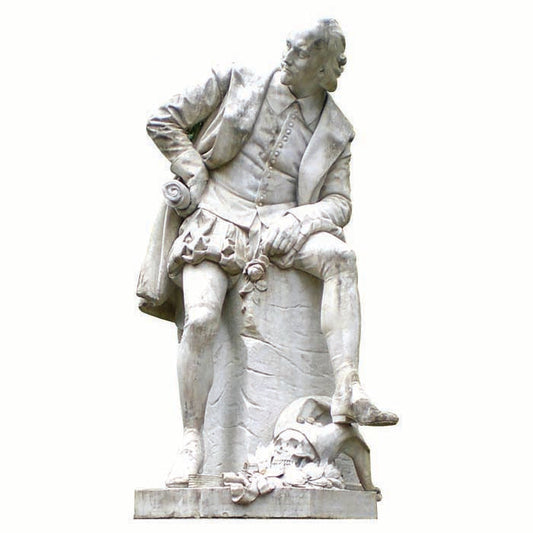 William Shakespeare Statue Cardboard Cutout