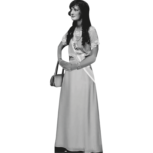 Miss America Philadelphia 1924 Cardboard Cutout