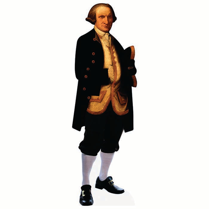 James Cook Cardboard Cutout