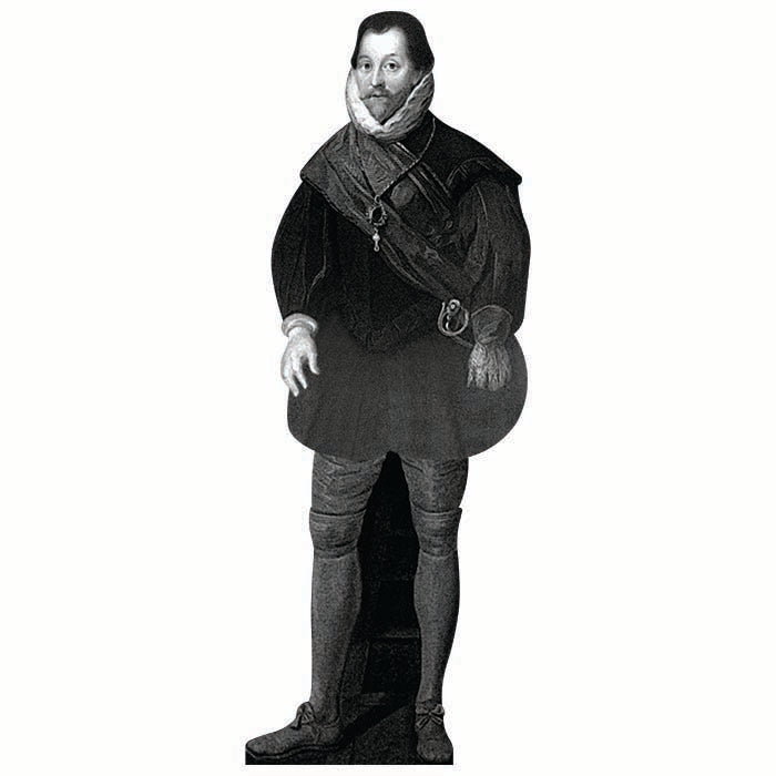 Sir Francis Drake Cardboard Cutout