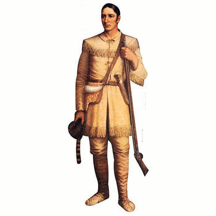 Davey Crocket Cardboard Cutout