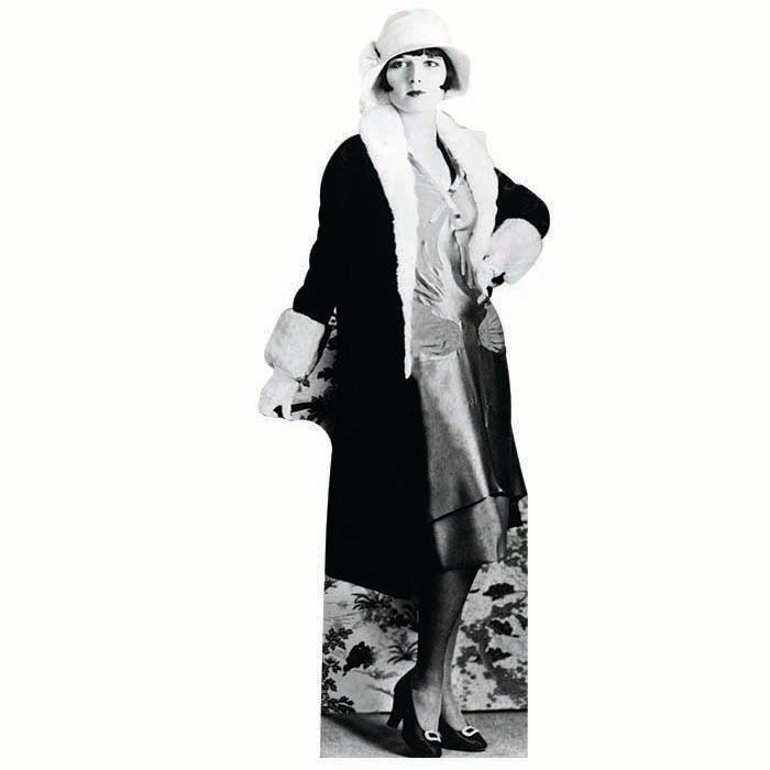 Flapper Girl 1 Cardboard Cutout