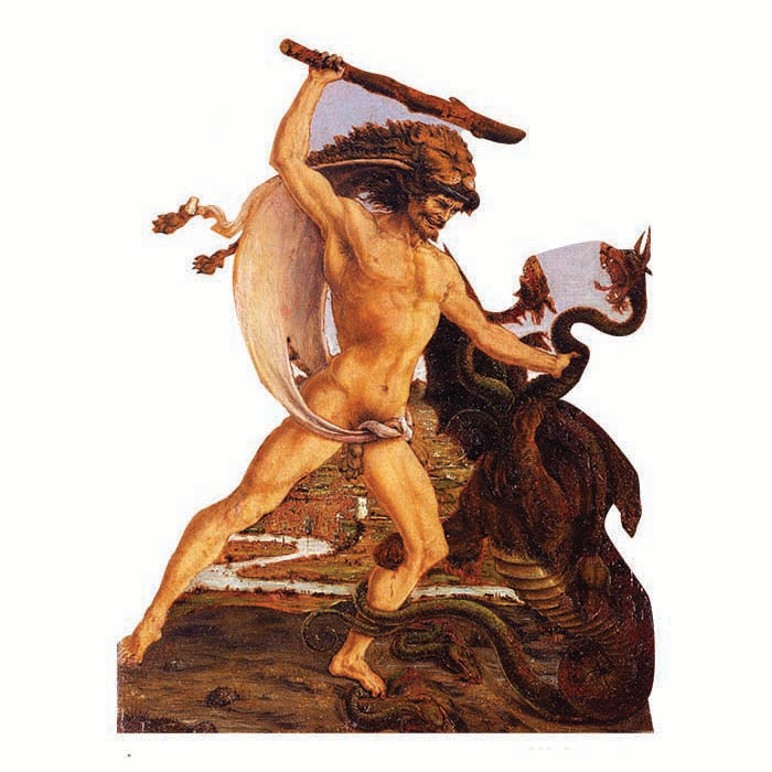 Hercules Versus Hydra Cardboard Cutout