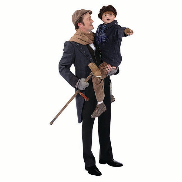 Tiny Tim and Bob Cratchit Cardboard Cutout