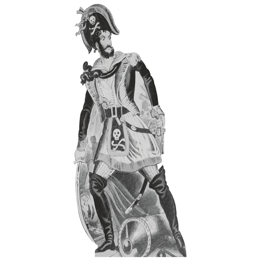 Paul  Jones the Pirate Cardboard Cutout