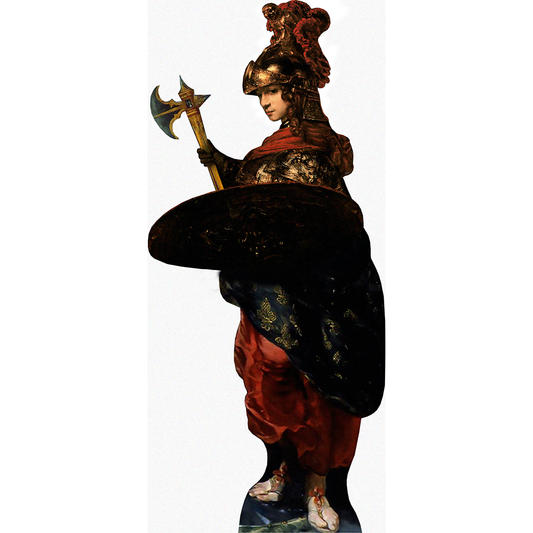 Athena Pallas Ancient Greek Goddess Rembrandt Painting Cardboard Cutout