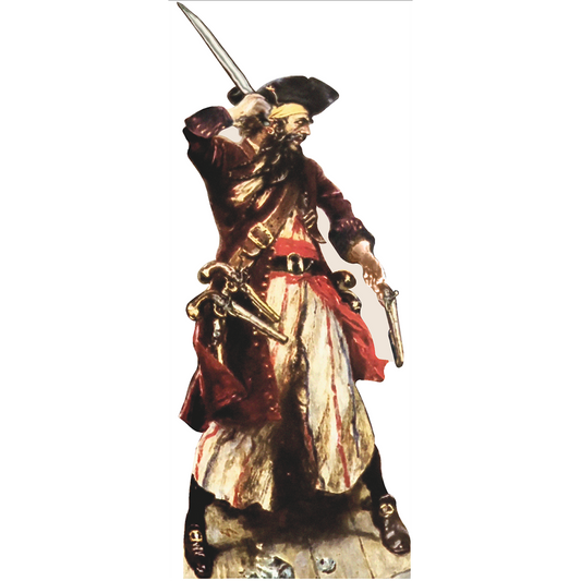 Blackbeard Sword and Pistol Cardboard Cutout