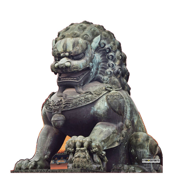 Dragon Statue Beijing Cardboard Cutout