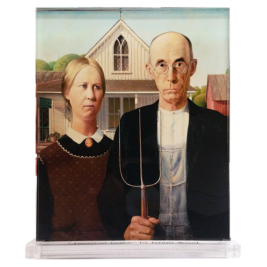 Grant Wood -- American Gothic
