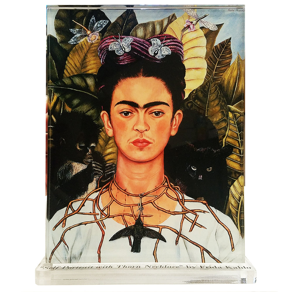Frida Kahlo -- Self Portrait with Thorn Necklace