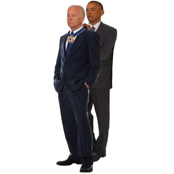 Joe Biden and Barack Obama Medal of Freedom Cardboard Cutout