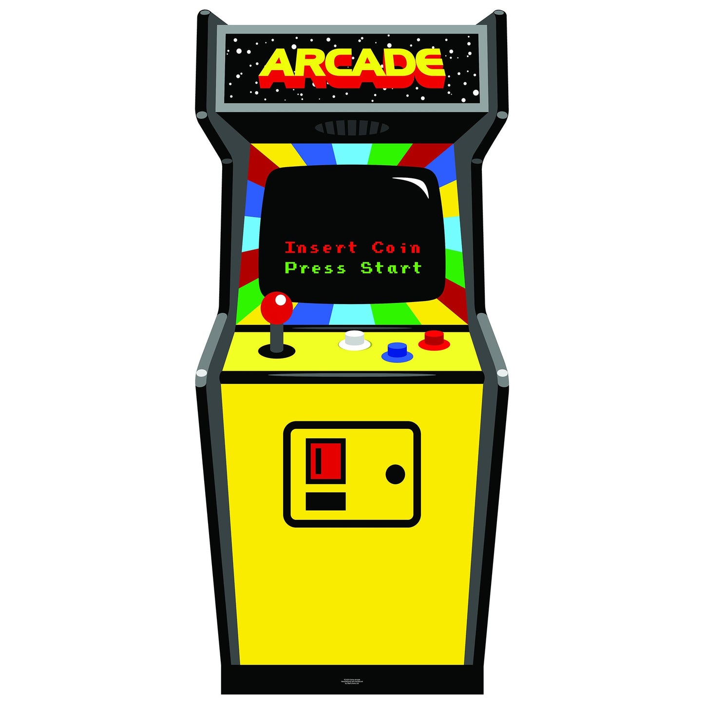 Colour Arcade Cardboard Cutout