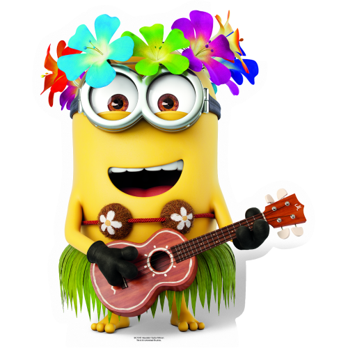 Hawaiian Minion Cardboard Cutout