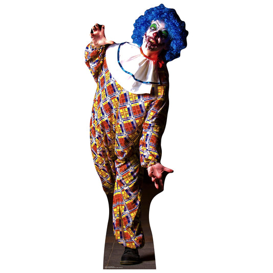 IT IS A VERY Scary Male Clown Cardboard Cutout