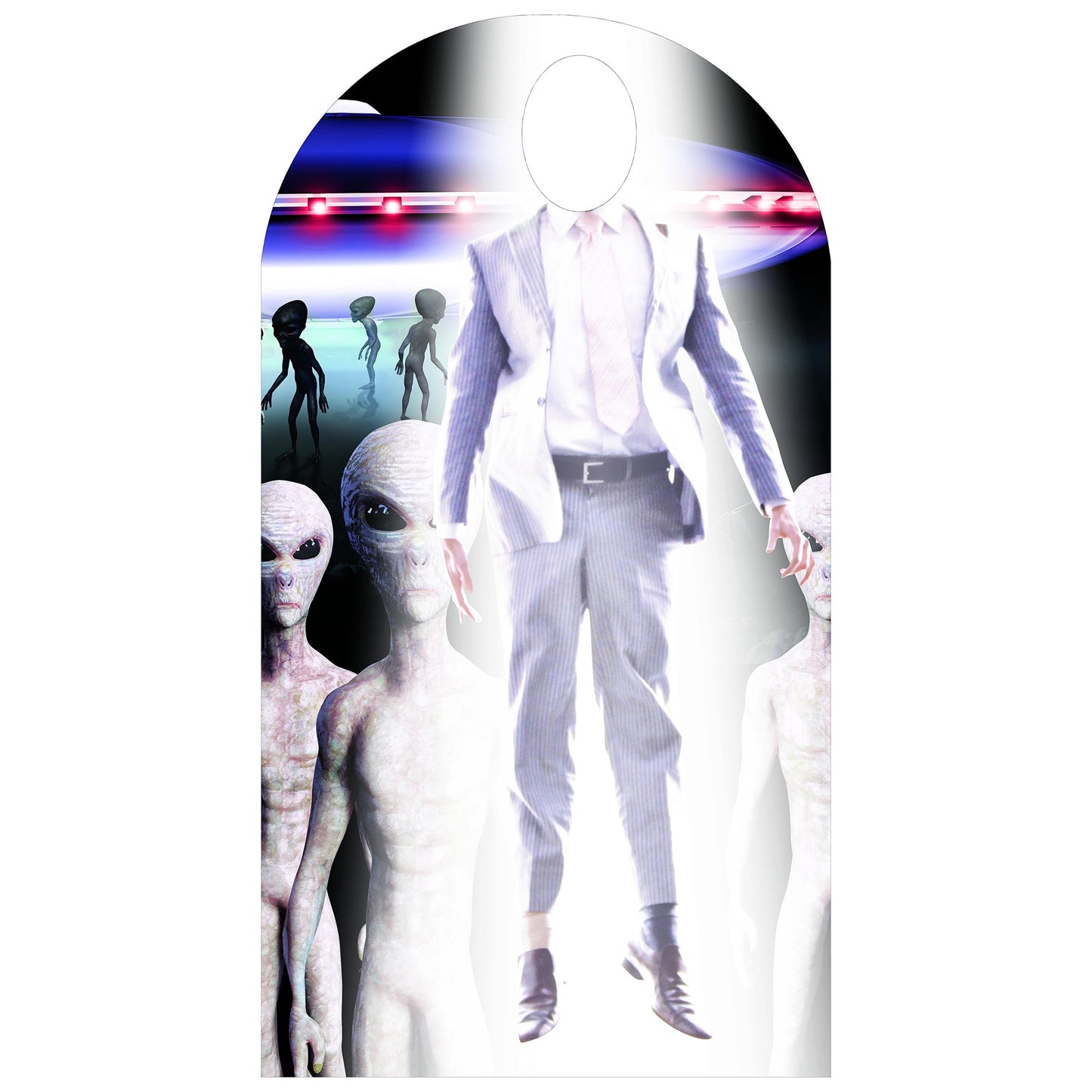 Alien Abduction Standin Cardboard Cutout