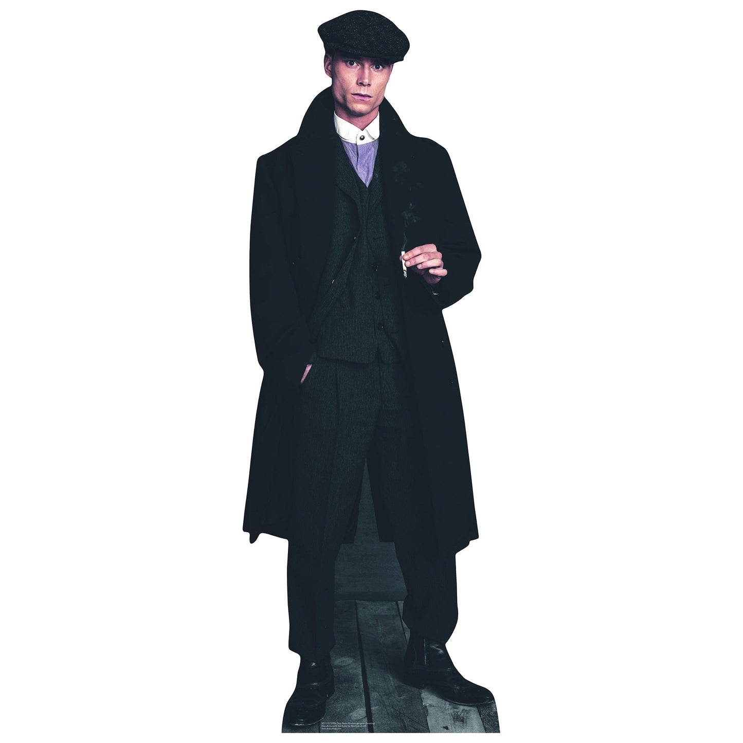 1920s Gangster Smoking Cardboard Cutout