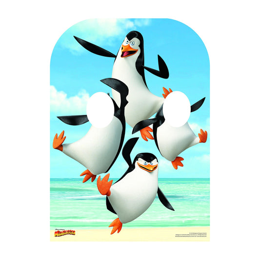 Madagascar Penguin Stand In Cardboard Cutout