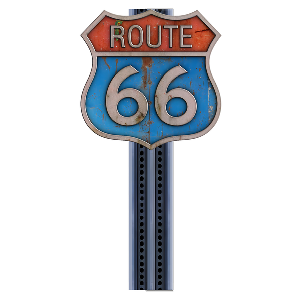Route 66 U.S. Highway Sign Cardboard Cutout
