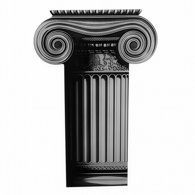 3D Roman Greek Mythology Column Pillar Table Cardboard Cutout