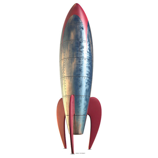 Retro Rocket 1950s Style Cardboard Cutout