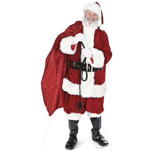 Santa with Sack of Toys Cardboard Cutout