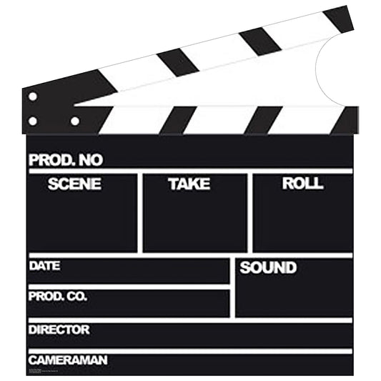 Film Clapper Cardboard Cutout