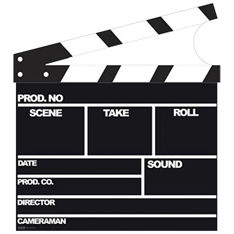 Film Clapper Cardboard Cutout Free Shipping – Life Size Custom Cutouts