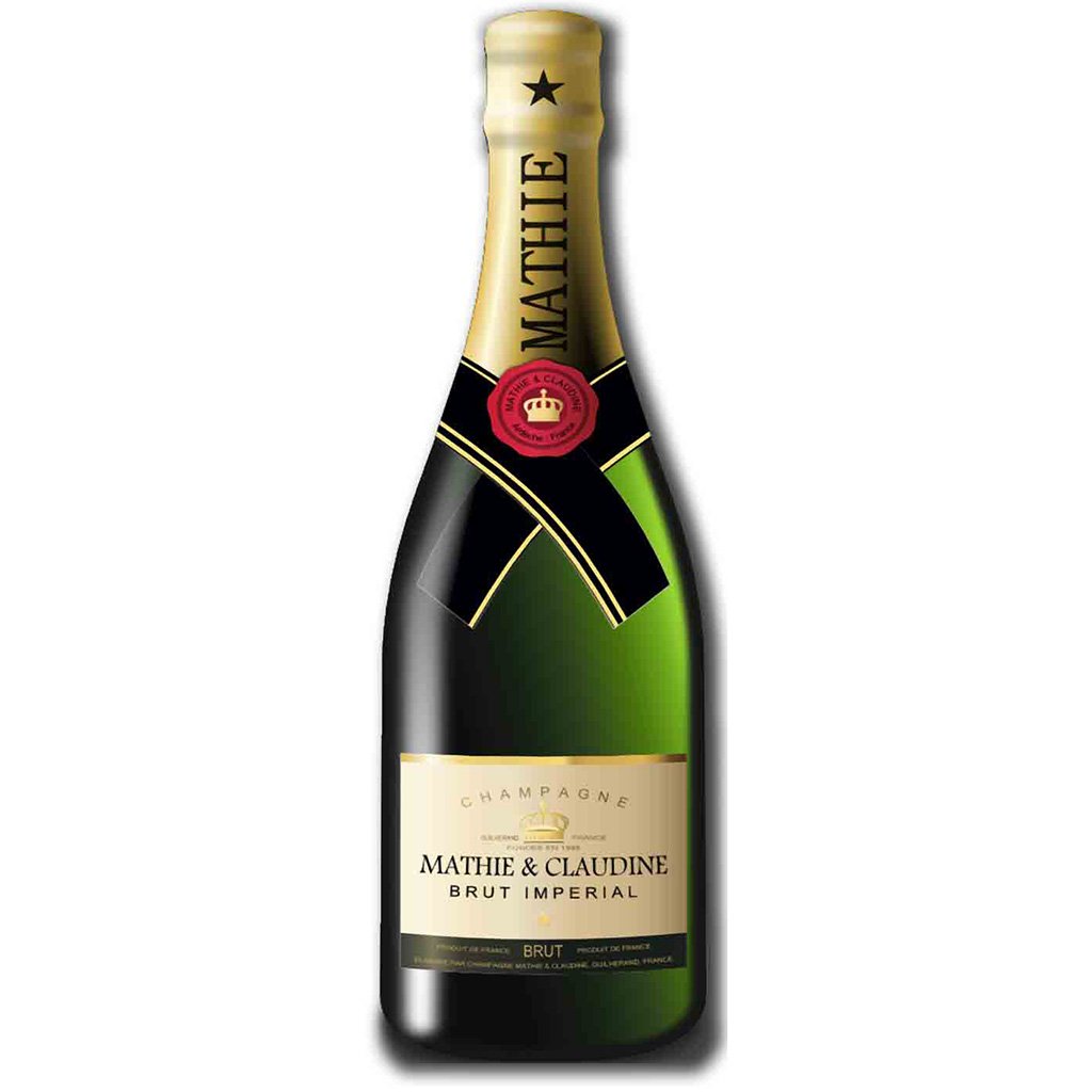 Bottle of Champagne Cardboard Cutout